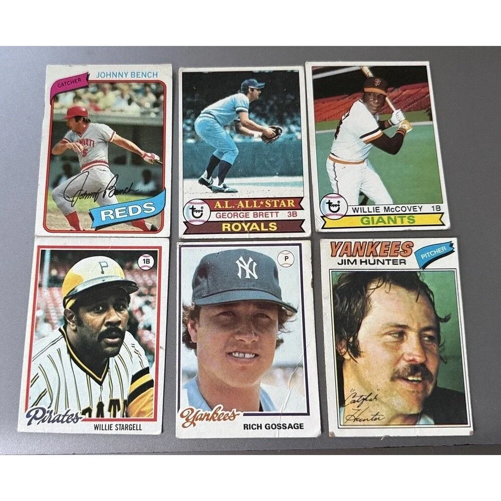 Topps Baseball Vintage HOF Lot 6 George Brett Johnny Bench McCovey Stargell Star